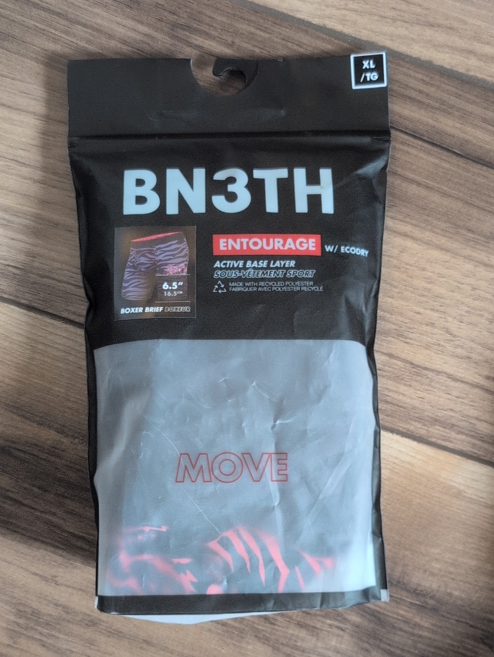 BN3TH Entourage Boxer Briefs - Black with Pink Accent